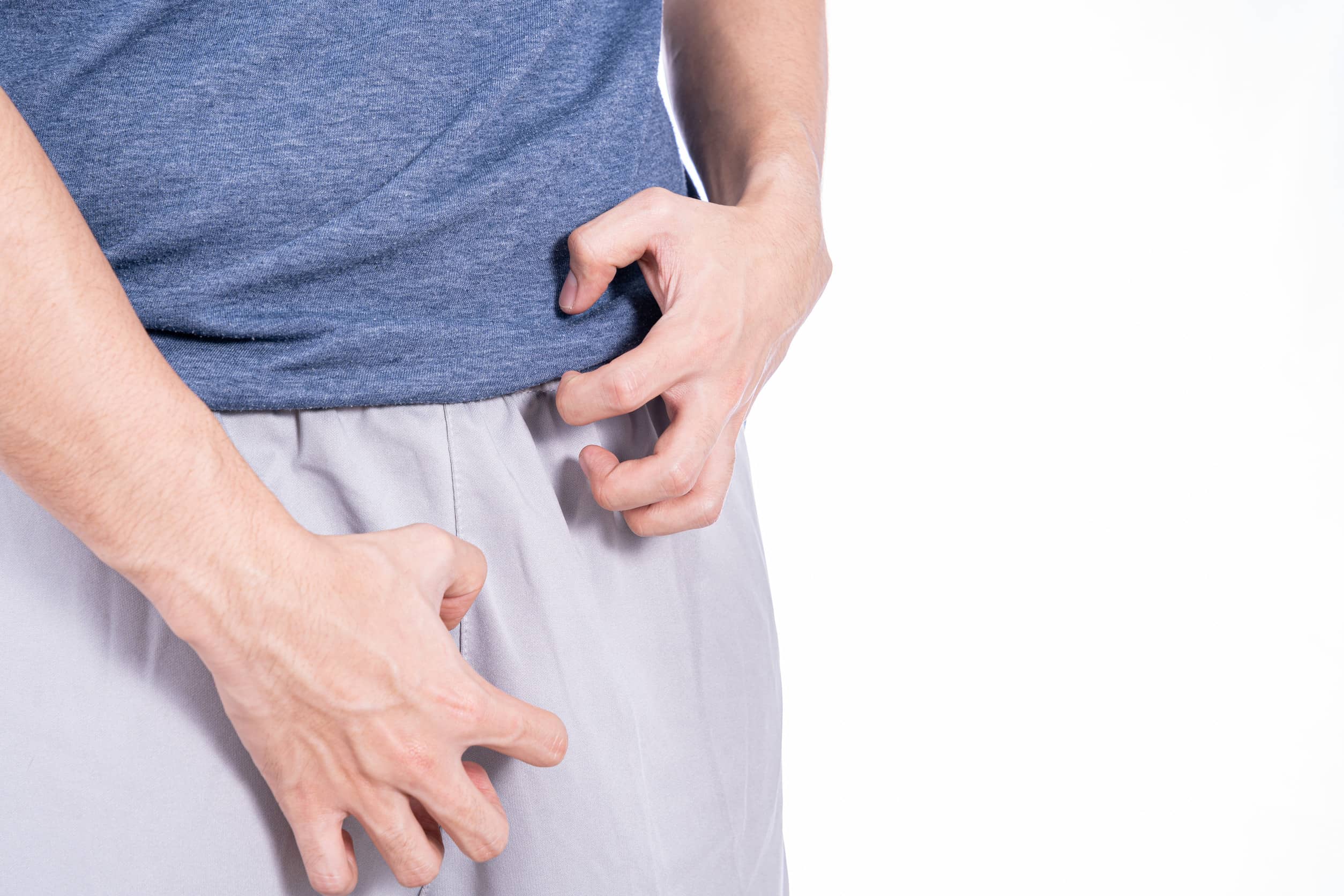 mężczyzna cierpi na chorobę prostaty